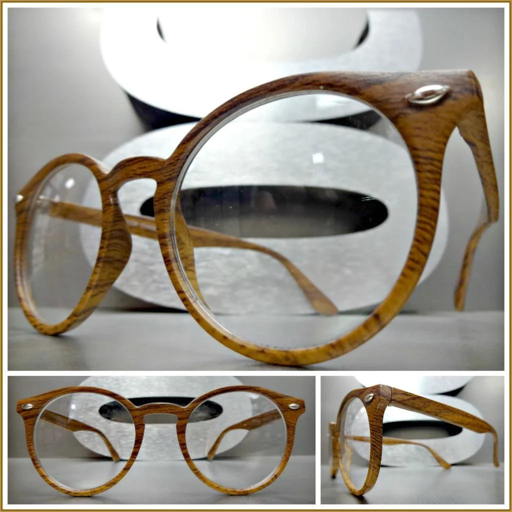 WOOD LOOK EYEGLASSES GLASSES SUNGLASSES #114 4